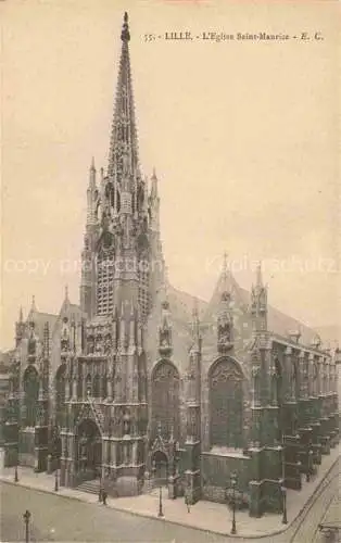 AK / Ansichtskarte LILLE_59_Nord Eglise Saint Maurice 