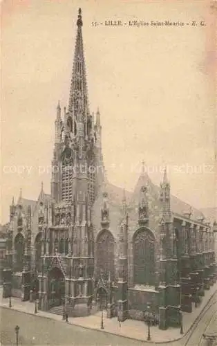 AK / Ansichtskarte LILLE_59_Nord Eglise Saint Maurice 