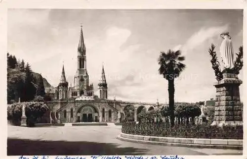 AK / Ansichtskarte LOURDES_65 La Vierge Couronnee et la Basilique 