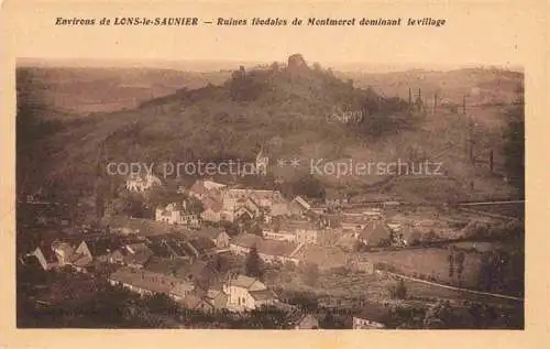 AK / Ansichtskarte Lons le Saunier_39_Jura Ruines feodales de Montmorot dominant le village 