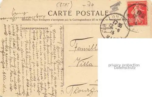 AK / Ansichtskarte Lure__70_Haute Saone Quartier de Cavalerie vu de l Ognon 