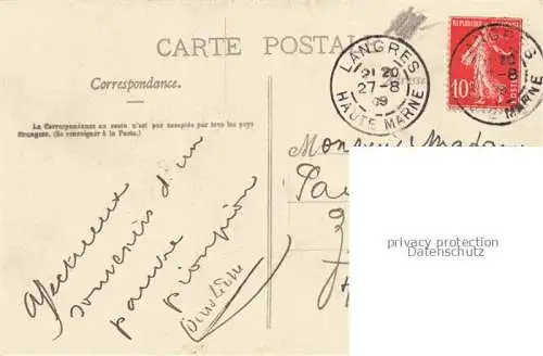 AK / Ansichtskarte Langres_52_Haute Marne Porte Neuve 