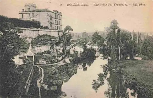 AK / Ansichtskarte Bourdeilles_Perigueux_24_Dordogne Vue prise des Terrasses 