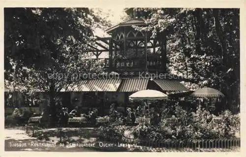 AK / Ansichtskarte Ouchy_LAUSANNE_VD Kiosque Restaurant du Debarquadere Ouchy Lausanne 