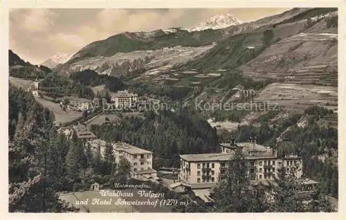 AK / Ansichtskarte Vulpera_Tarasp_Schuls_Scuol_GR Waldhaus Vulpera und Hotel Schweizerhof Alpen 