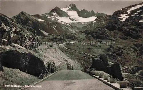 AK / Ansichtskarte Sustenpass_2262m_BE Sustenstrasse Stucklistock Alpenpanorama 