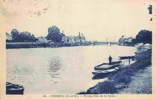 AK / Ansichtskarte CORBEIL_ Essonnes_91_Essone Perspective de la Seine 