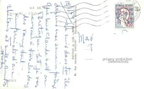 AK / Ansichtskarte Ars en Re Eglise Kirche Ars en Re