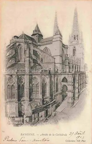 AK / Ansichtskarte Bayonne_64_Pyrenees Atlantiques Abside de la Cathedrale 