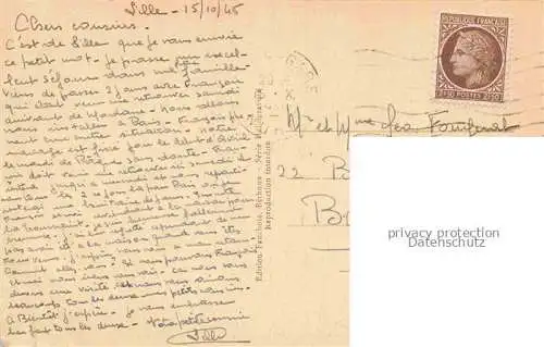 AK / Ansichtskarte LILLE_59_Nord Rue des Manneliers et l ancienne Bourse 