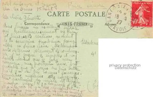 AK / Ansichtskarte AIX LES BAINS_Chambery_73_Savoie Vue generale 