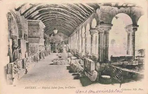 AK / Ansichtskarte ANGERS_49_Maine et Loire Hopital Saint Jean le cloitre 