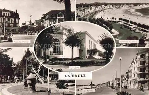 AK / Ansichtskarte LA BAULE SUR MER_La Baule les Pins_44 Place des Palmiers Casino Esplanade Golf miniature Remblai 