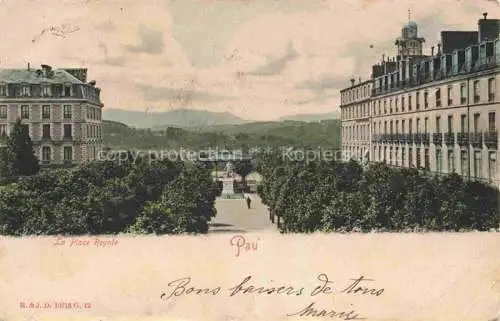 AK / Ansichtskarte PAU_64_Pyrenees Atlantiques La Place Royale 