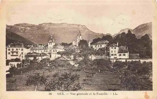 AK / Ansichtskarte Gex_01_Ain Vue generale et la Faucille 
