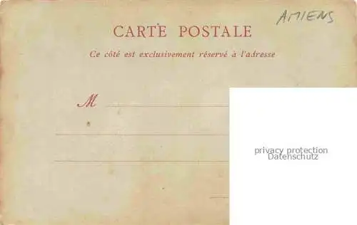 AK / Ansichtskarte AMIENS_80_Somme Cathedrale Ange Pleureur Chef d Oeuvre de Blassel 