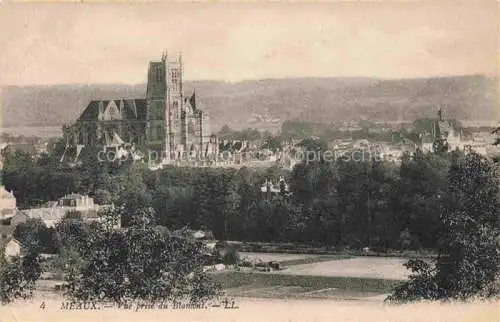 AK / Ansichtskarte MEAUX_77_Seine et Marne Vue prise du Blamont Cathedrale St. Etienne 