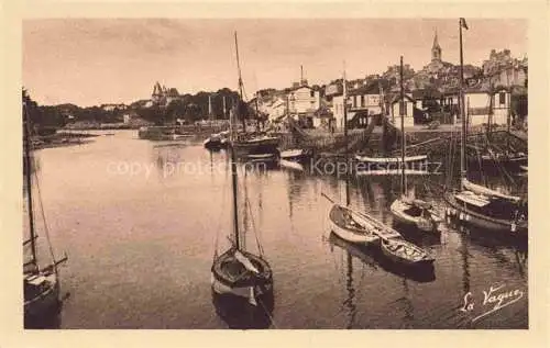 AK / Ansichtskarte PORNIC_44_Loire Atlantique Le fond du port 