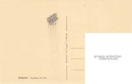 AK / Ansichtskarte PORNIC_44_Loire Atlantique Le fond du port 