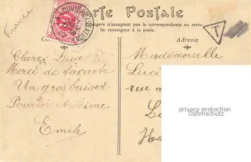 AK / Ansichtskarte Pauillac_Lesparre Medoc_33_Gironde Rue Richelieu Eglise Saint Martin 