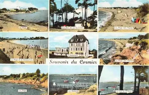 AK / Ansichtskarte Cormier_Le_La_Plaine sur Mer_44_Loire Atlantique Plage Sous Bois de La Souziniere Mickey Club Hostellerie Pecheries Port 