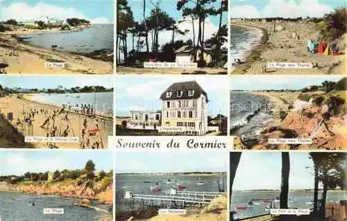 AK / Ansichtskarte Cormier_Le_La_Plaine sur Mer_44_Loire Atlantique Plage Sous Bois de La Souziniere Mickey Club Hostellerie Pecheries Port 