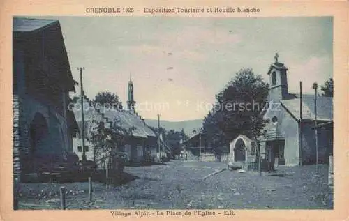 AK / Ansichtskarte GRENOBLE_38 Village Alpin Place de l Eglise 