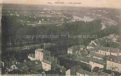 AK / Ansichtskarte Melun_77_Seine et Marne Vue generale 