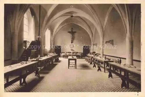 AK / Ansichtskarte Fontgombaud_Fontgombault_Blanc_36_Indre Abbaye le Refectoire 