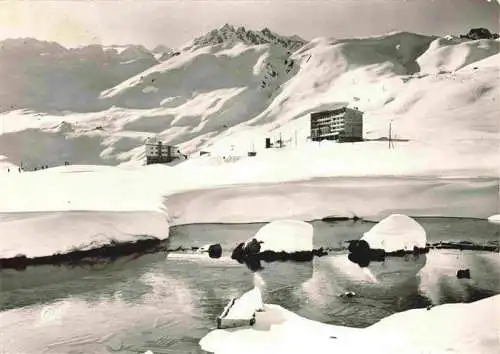 AK / Ansichtskarte Tignes_Albertville_73_Savoie Station la plus haute d Europe Lac et les Champs de Ski 