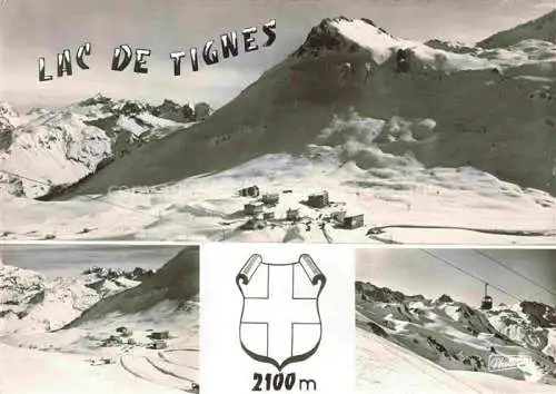 AK / Ansichtskarte Tignes_Albertville_73_Savoie Station la plus haute d Europe Lac de Tignes Sports d hiver Alpes 