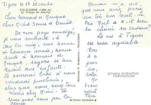 AK / Ansichtskarte Val_d_Isere_Albertville_73_Savoie Le Village du Joseray en hiver 