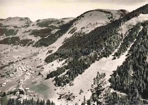 AK / Ansichtskarte Chatel_Thonon les Bains_74_Haute Savoie Vue generale sur le village Col de Conche et la crete de Chaux Longe vue aerienne 