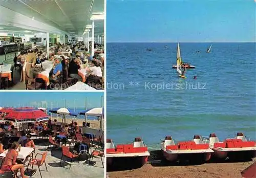 AK / Ansichtskarte Treporti Venezia IT Camping Caravaning Ca' Pasquali Restaurant Terrasse Spiaggia