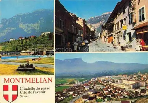 AK / Ansichtskarte Montmelian_73 Citadelle du Passe Cite de l Avenir Piscine Rue Centrale nouveaux quartiers le Granier et La Savoyarde 