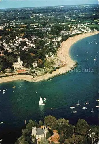 AK / Ansichtskarte Benodet_29_Finistere Pointe de Sainte Marine et la grand plage vue aerienne 