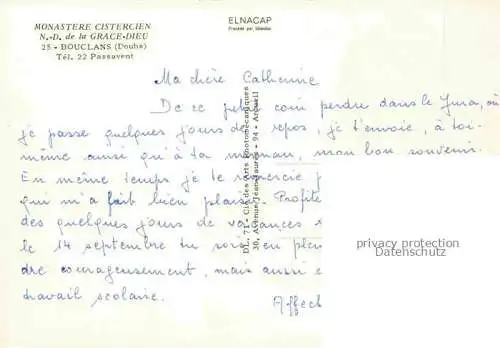 AK / Ansichtskarte Bouclans Monastere Cistercien Notre Dame de la Grace Dieu Bouclans
