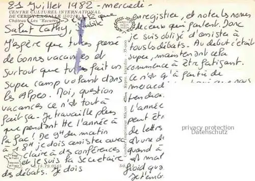 AK / Ansichtskarte Cerisy la Salle_50_Manche Chateau Les Escures 