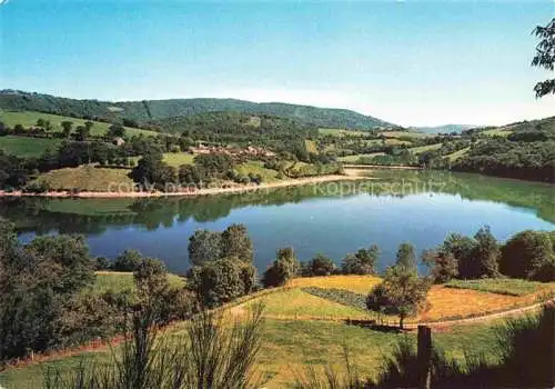 AK / Ansichtskarte St Geniez d_Olt Barrage de Lous et son village 