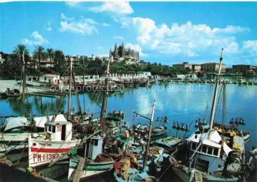 AK / Ansichtskarte Palma de Mallorca ES Detalle del puerto