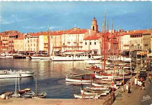 AK / Ansichtskarte Saint_Tropez_Var Le Quai de Suffren Collection La Cote des Maures Cote d Azur Saint_Tropez_Var