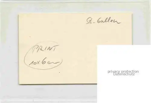 AK / Ansichtskarte St_Gallen_SANKT_GALLEN_SG Neujahrskarte 