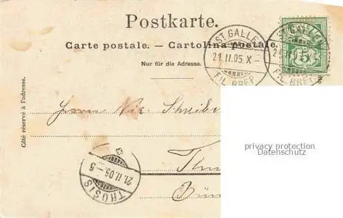 AK / Ansichtskarte St_Gallen_SANKT_GALLEN_SG Vadiandenkmal 