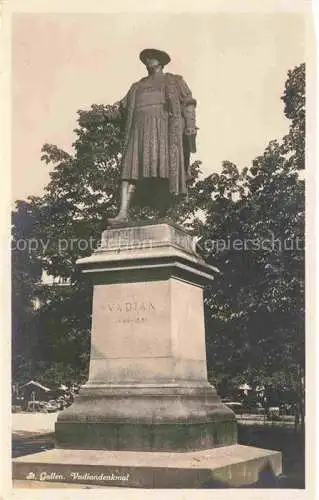 AK / Ansichtskarte St_Gallen_SANKT_GALLEN_SG Vadiandenkmal 