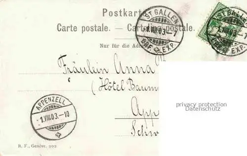 AK / Ansichtskarte St_Gallen_SANKT_GALLEN_SG Karlsthor 