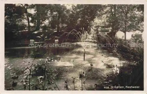 AK / Ansichtskarte St_Gallen_SANKT_GALLEN_SG Nestweier 