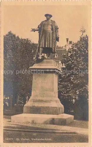AK / Ansichtskarte St_Gallen_SANKT_GALLEN_SG Vadiandenkmal 