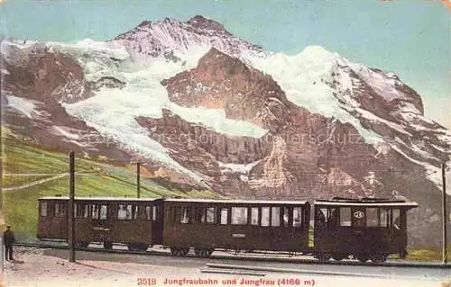 AK / Ansichtskarte Jungfraubahn_BE und Jungfrau 