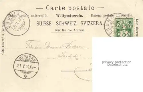 AK / Ansichtskarte Bruenigbahn_Bruenig_OW  mit Oltschihoerner 