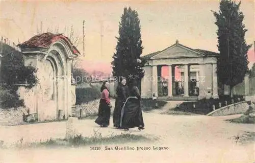 AK / Ansichtskarte LUGANO_Lago_di_Lugano_TI San Gentilino 